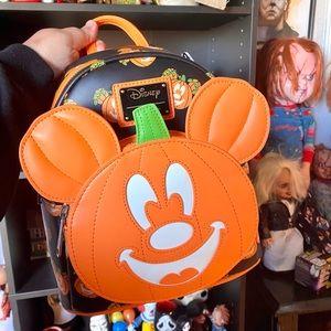 Loungefly Mickey Mouse Pumpkin Backpack